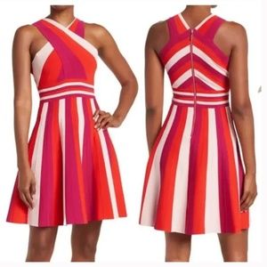 NWT Ted Baker London Criss Cross Skater Dress XL - 14/16